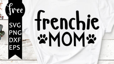 frenchie mom svg free
