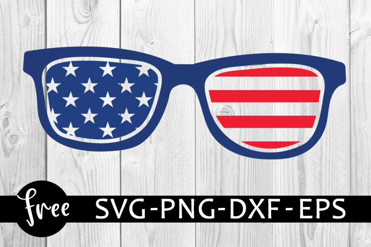 4th of july glasses svg free