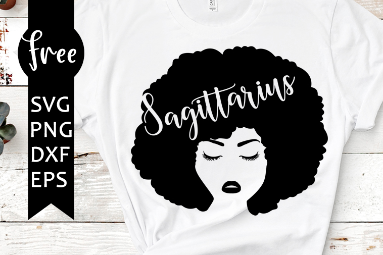 Download Sagittarius Svg Free Zodiac Sign Svg Black Woman Svg Instant Download Silhouette Cameo Shirt Design Horoscope Svg Png Dxf 0763 Freesvgplanet