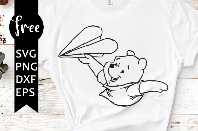 Cute Bear In Shirt Pocket SVG