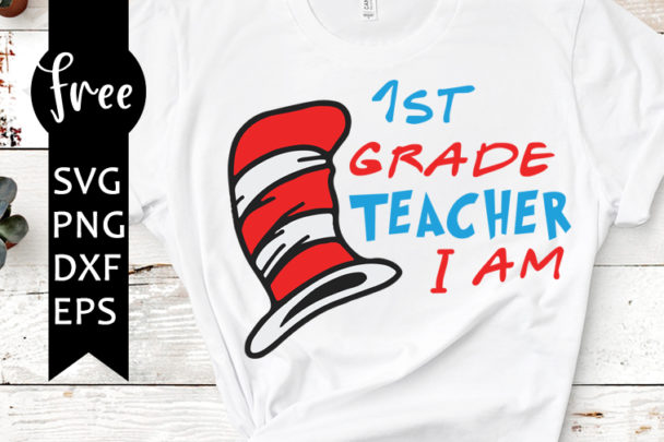 1st grade teacher svg free, teacher svg, first grade svg, instant ...