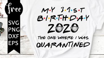 30th Birthday Quarantined Svg Free Birthday Svg Quarantine Svg Instant Download Silhouette Cameo Cutting Files Friends Svg 0715 Freesvgplanet
