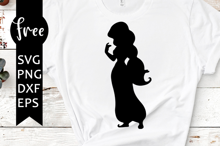 Download Jasmine Svg Free Disney Princess Svg Disney Svg Instant Download Silhouette Cameo Shirt Design Disney Princess Silhouette 0838 Freesvgplanet