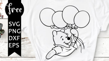 Download Winnie The Pooh Svg Free Disney Svg Cartoon Svg Instant Download Silhouette Cameo Bear Winnie Svg Outline Svg Shirt Design 0734 Freesvgplanet