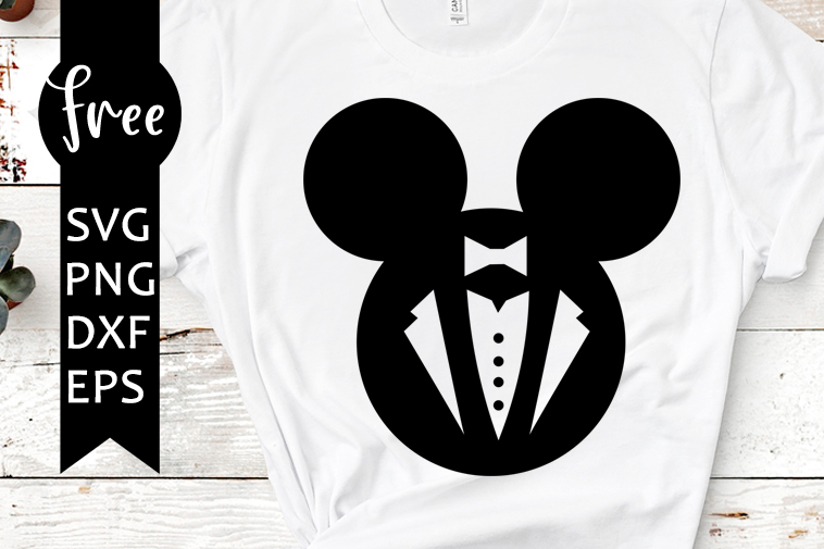 Download Micky Tuxedo Svg Free Disney Wedding Svg Micky Mouse Svg Instant Download Silhouette Cameo Shirt Design Disney Svg Png 0840 Freesvgplanet