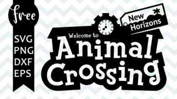 Download Crossing animal svg free, leaf svg, animal crossing objects svg, instant download, silhouette ...