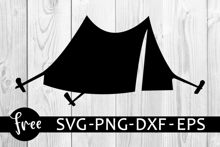 Camping Tent Svg Free Camping Svg Tent Svg Instant Download Silhouette Cameo Shirt Design Summer Svg Free Vector Files 0937 Freesvgplanet