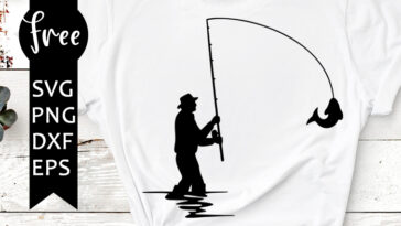 Free Free 169 Silhouette Man Fishing Svg SVG PNG EPS DXF File