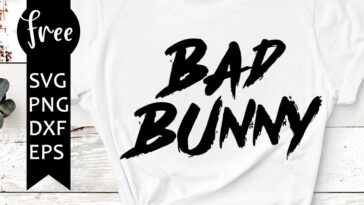bad bunny svg free