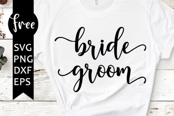 Bride Groom Svg Free Wedding Svg Wedding Clipart Instant Download Silhouette Cameo Cutting