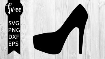 high heel svg free