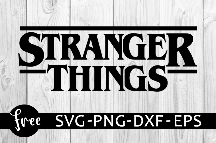 stranger things svg free