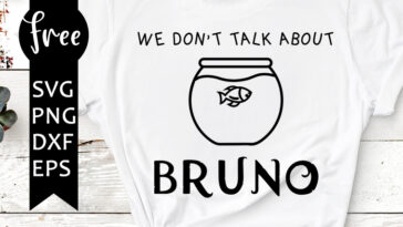 we don't talk about bruno svg free