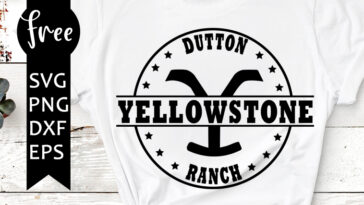dutton ranch svg free