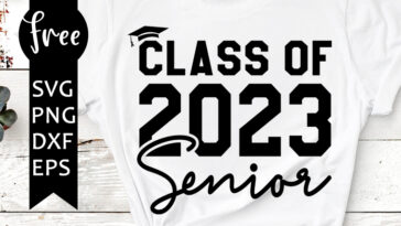 senior 2023 svg free
