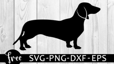 dachshund svg free