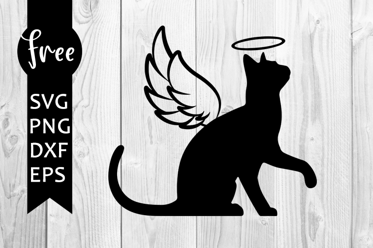 pet cat memorial svg free