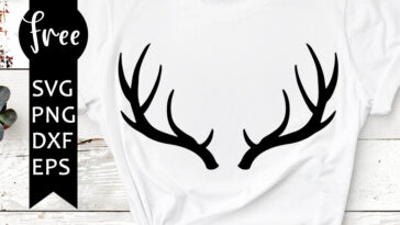 reindeer antlers svg free