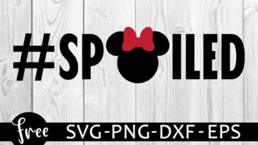 spoiled svg free
