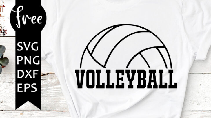 Volleyball svg free, sport svg, team svg, instant download, silhouette ...