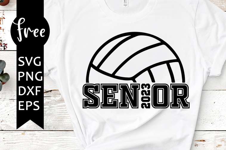 volleyball senior svg