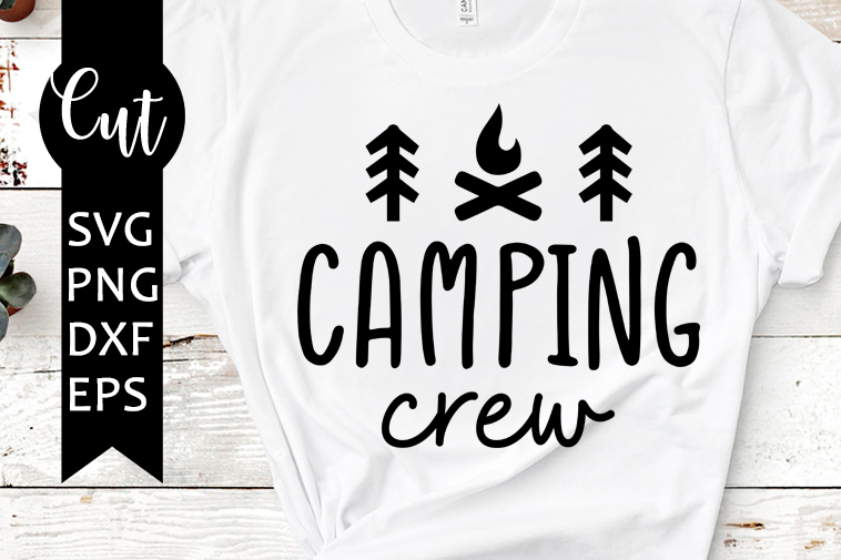 camping crew svg
