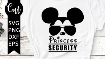 princess security svg