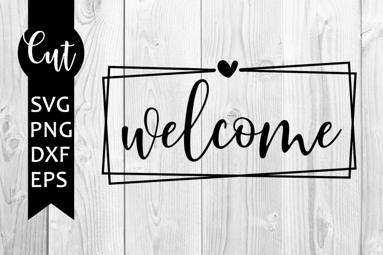 welcome sign svg
