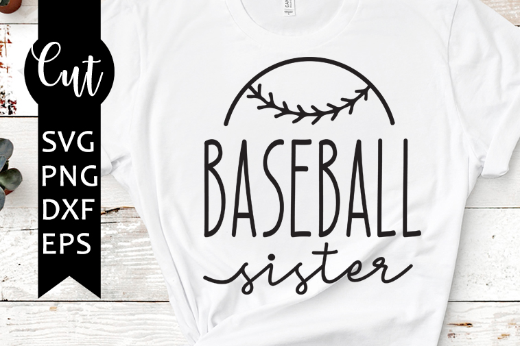 Baseball Sister Svg Cute Baseball Sister Shirt Svg Baseball -  Israel