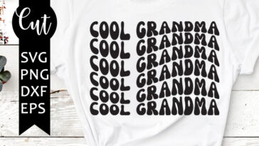 cool grandma svg