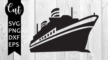 cruise ship svg – freesvgplanet