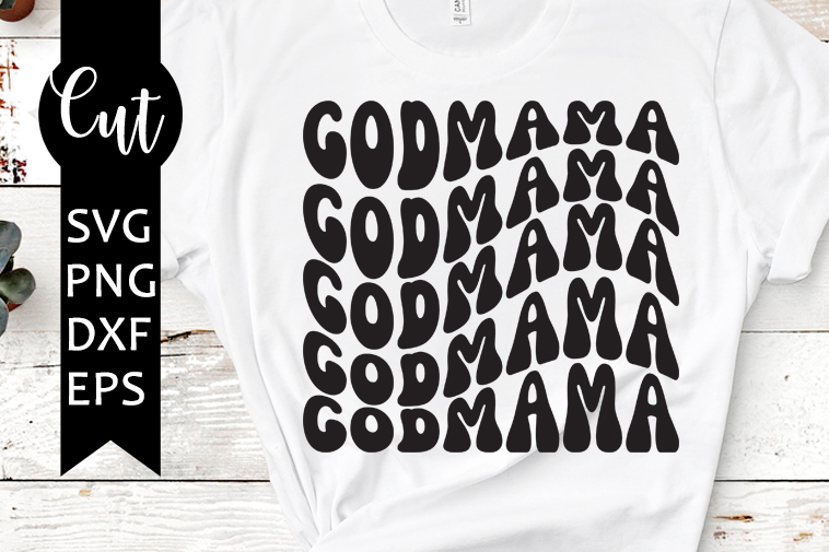 retro godmama svg