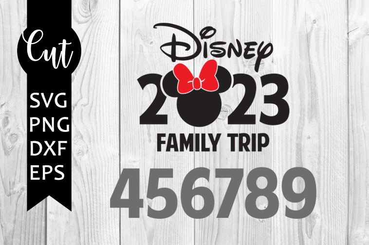 family trip disney 2023 svg