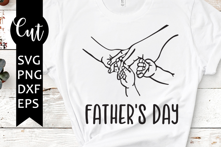 father's day 3 child svg