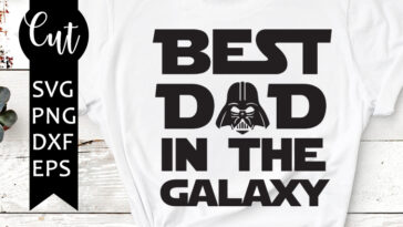 best dad in the galaxy svg