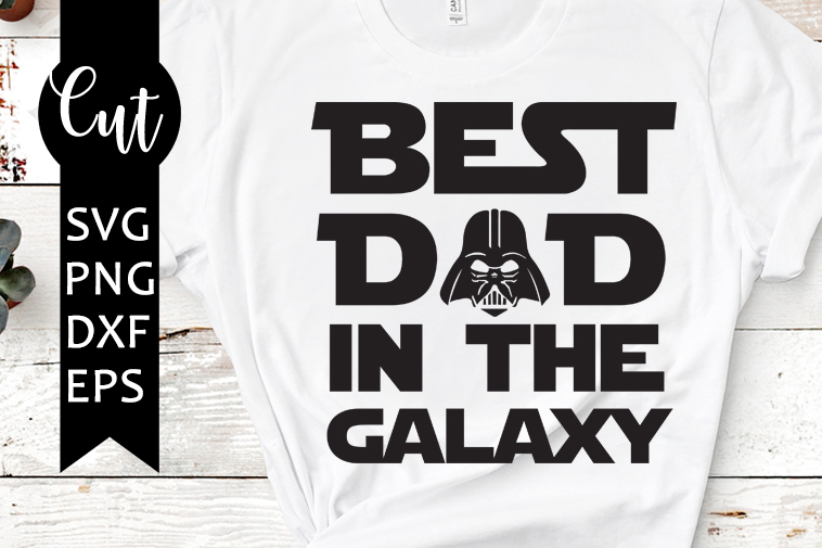 best dad in the galaxy svg