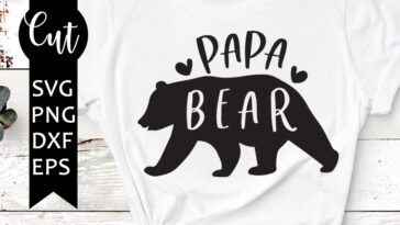 papa bear svg