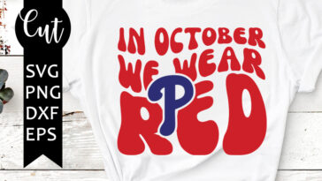 phillies red october svg