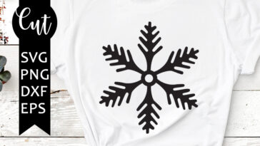 christmas snowflake svg free