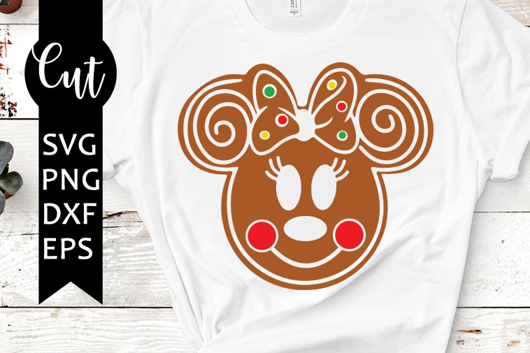 gingerbread minnie svg free