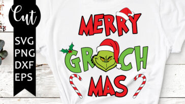 merry grinch mas svg free