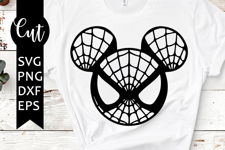 mickey mouse spiderman svg free