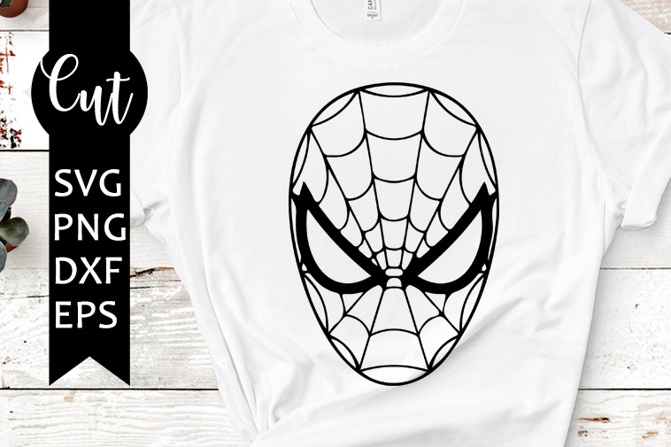 spiderman face svg free