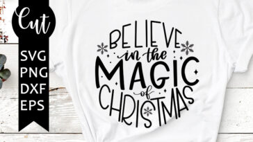 believe christmas svg free