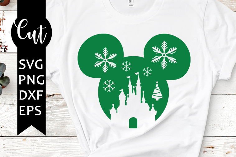 christmas mickey svg free