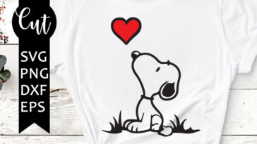 snoopy svg free