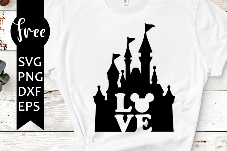 disney castle svg free