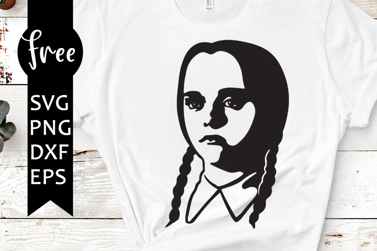 wednesday addams svg free