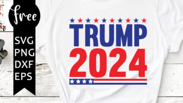 trump 2024 svg free