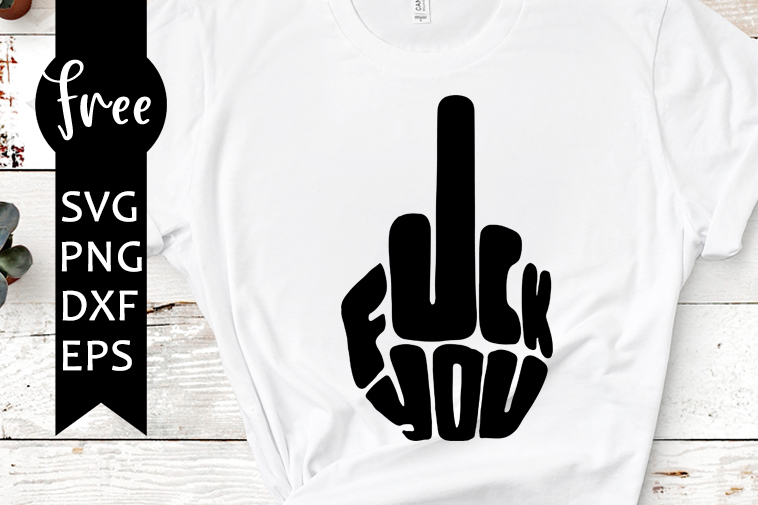 middle finger svg free